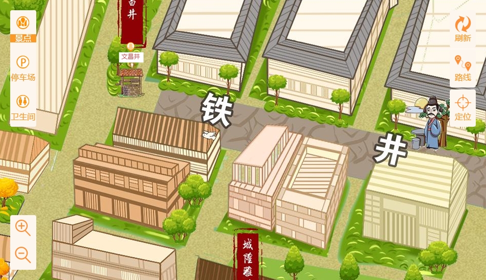 万荣智慧景区：手绘地图与语音导览的完美融合