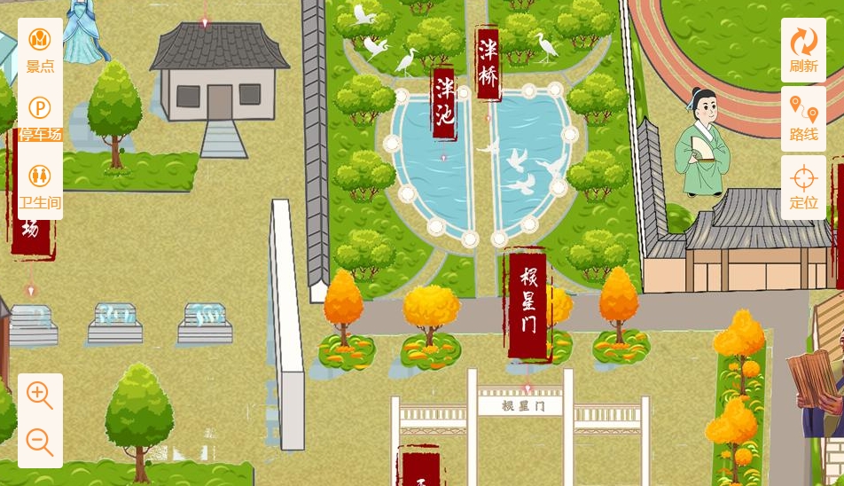 万荣手绘地图景区语音讲解导览系统：智慧景区建设的基石